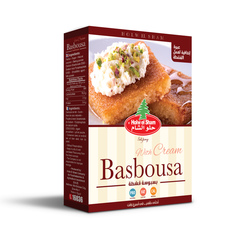 Basbousa-cream